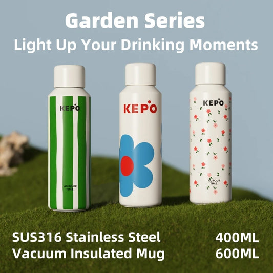 KEPO Garden Series - Light Up Your Drinking Moments 400ml 600ml