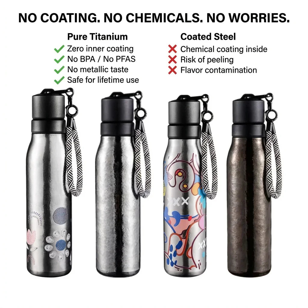 Titanium cup outdoor backpacking use