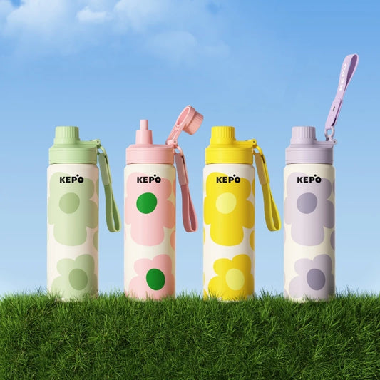 KEPO 600ml Sports Water Bottle - All Colors